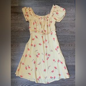 Spring Floral Mini Dress Brand New